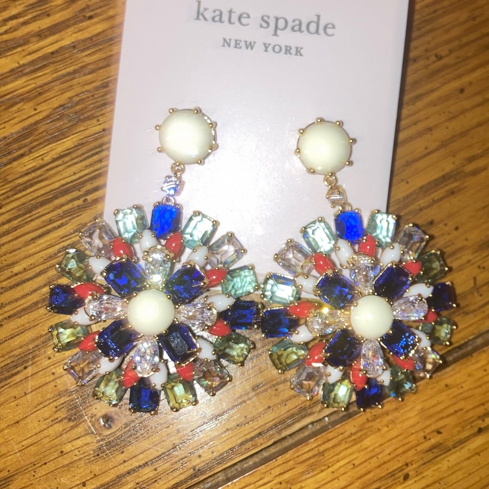 Kate Spade Fireworks Floral Earrings MSRP $129